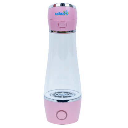 udazH Hydrogen water bottle Rechargeable & Portable : Pink