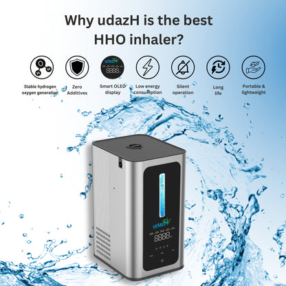 UdazH Portable HHO Generator: Breathe Better, Live Healthier. Portable Hydrogen+Oxygen inhaler