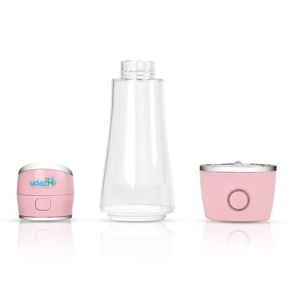 udazH Hydrogen water bottle Rechargeable & Portable : Pink